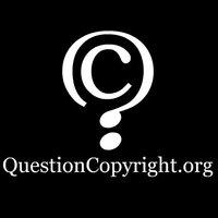 QuestionCopyright.com (c)ensorship shirt, back.